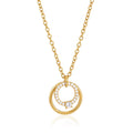 Double Circle Necklace