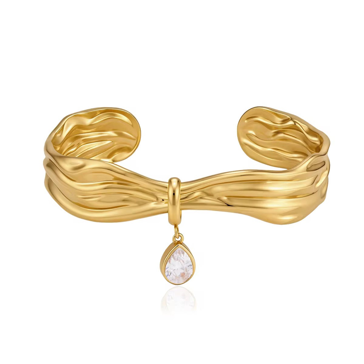 Wavy adjustable Bangle