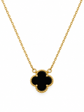 Black Clover necklace ( Stone )